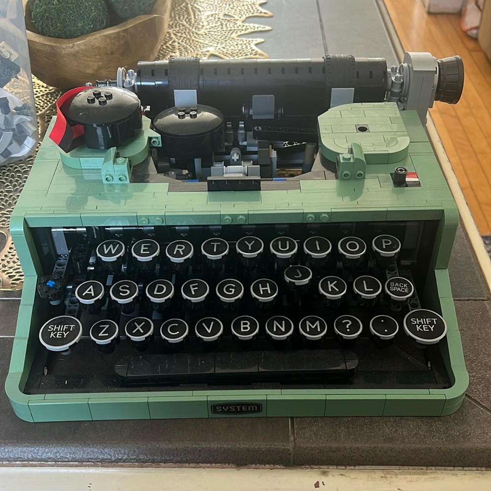 Lego typewriter